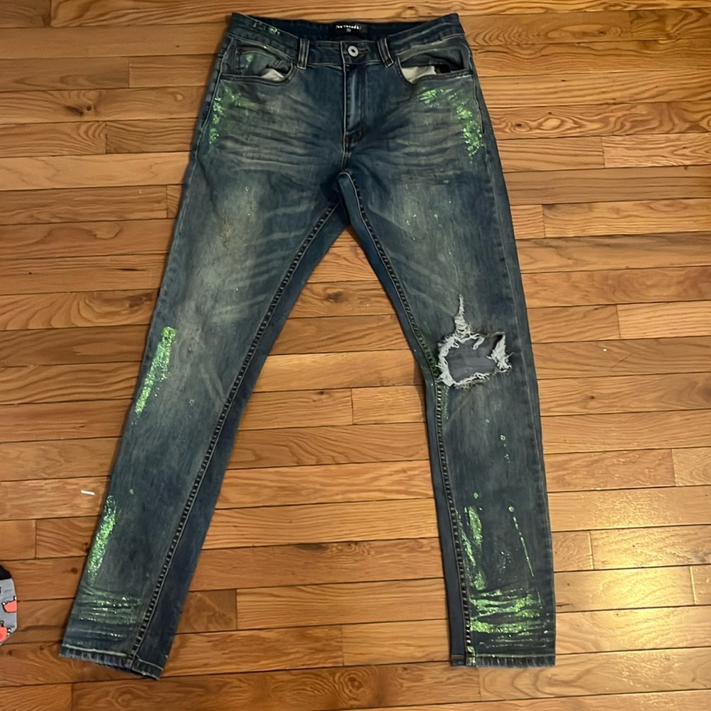 Serenede skinny ripped jeans.